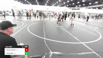 116 lbs Consi Of 4 - Zachary Scarminach, Grindhouse WC vs Francisco Alvarado, Scotsmen WC
