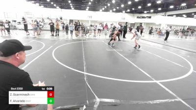 116 lbs Consi Of 4 - Zachary Scarminach, Grindhouse WC vs Francisco Alvarado, Scotsmen WC