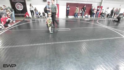 45 lbs Quarterfinal - Kolsen Ashley, Blackwell Wrestling Club vs Trek Castor, Woodward Youth Wrestling