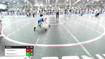 95 lbs Rr Rnd 1 - Luke Richards, SEO Wrestling Club vs Fred Bachmann, PA Alliance Black