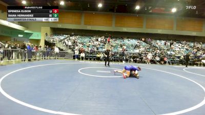 120 lbs Quarterfinal - Epenesa Elison, Los Altos vs Diana Hernandez, North Salem