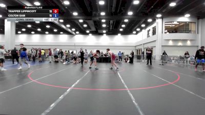 144 lbs Cons. Semis - Trapper Lippincott, TN vs Colton Eam, VA