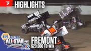 Highlights | 2026 All Star Sprints at Fremont Speedway