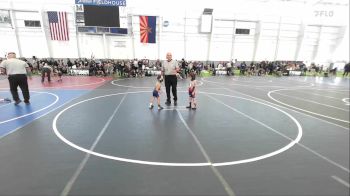 43 lbs Quarterfinal - Penelope DeGroat, Dominate Club Wrestling vs Frankie Carrasco, Tucson Cyclones