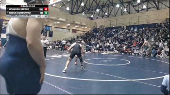 172 lbs Quarterfinal - McKaden Speece, Wilson vs Brock Oizerowitz, Christian Brothers Academy