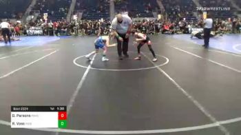 69 lbs Semifinal - Derek Parsons, Pomona Elite vs Ryker Voss, Roseburg WC