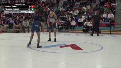 113 lbs Champ. Round 1 - Damian Chavez, Cheyenne vs Angel Menez, Desert Pines