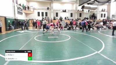 195 lbs Consi Of 8 #1 - Jackson Rinke, Bridgewater-Raynham vs Gavin Schultz, Plymouth South