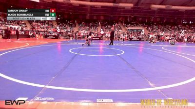 49 lbs Consi Of 8 #1 - Landon Dailey, Nebraska Wrestling Academy vs Jaxon Schimandle, Nwo