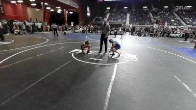 80 lbs Rr Rnd 2 - Lily Jones, Chatfield WC vs Lakaia Bush, Heights Wrestling Club MT