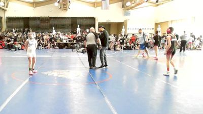 85 lbs Rr Rnd 1 - Ava Clemens, Cordoba Trained (Sand Storm Sisters) vs Mia Abbott, Bayside Baddies - Girls