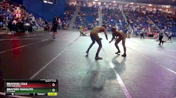 157 lbs Cons. Round 2 - Brayden Ranauto, St Marks vs Braydon Cole, Cape Henlopen