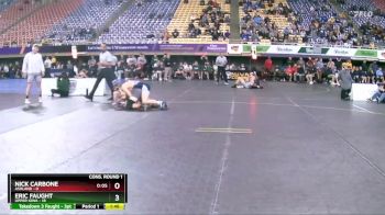 157 lbs Quarters & 1st Wb (16 Team) - Eric Faught, Upper Iowa vs Nick Carbone, Ashland