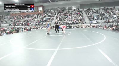 72 kg Quarters - Kaylie Hall, Vision Wrestling vs Belicia Manuel, Michigan Wrestling Academy