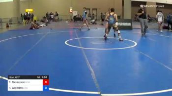 132 kg Consolation - Dawson Thompson, Georgia vs Hayden Whidden, Lake Gibson