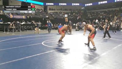 285 lbs Consolation - Matthew Cooley, Oakdale (SJ) vs Sammy Seja, Buchanan (CS)
