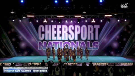 Five Star Elite Allstars - Youth Smoke [2026 L1 Youth - Flex - D2 - Medium Day 2] 2026 CHEERSPORT National All Star Cheerleading Championship