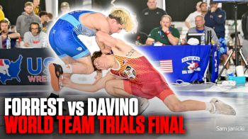 61 kg 1st Place Match - Benjamin Davino, OHIO RTC/ TMWC vs Jax Forrest, COWBOY RTC/ TMWC