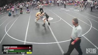 1A/2A 126 Semifinal - Hunter Simmons, Ninety Six vs Wyatt Hawk, Chesnee