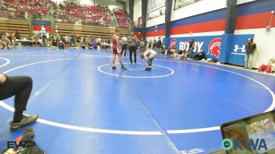 100 lbs Quarterfinal - Weston Gilroy, Mojo Grappling Academy vs Cannon Hughes, Owasso Takedown Club