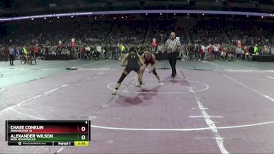 D4-113 lbs Cons. Round 1 - Chase Conklin, Manchester HS vs Alexander Wilson, Iron Mountain HS