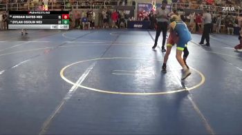 100 lbs 1st Place Match - Dylan Osolin NE2, Lake Catholic vs Jordan Bates NE3, Beaver Local