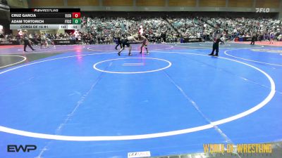132 lbs Consi Of 16 #1 - Cruz Garcia, El Capitan vs Adam Tortorich, FTCC