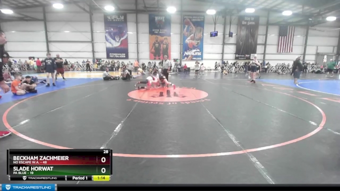 110 lbs Rd# 9- 2:15pm Saturday Final Pool - Slade Horwat, PA Blue vs ...