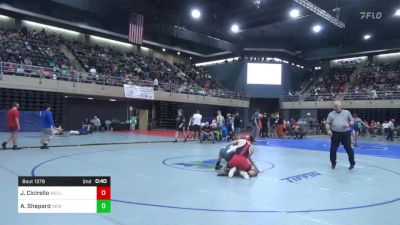 145 lbs Round Of 16 - James Cicirello, Wellsville vs Aden Shepard, New Bloomfield