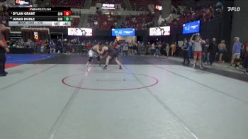 170 lbs 5th Place Match - Dylan Grant, Colstrip Wrestling Club vs Jonas Noble, Coyote Wrestling Club