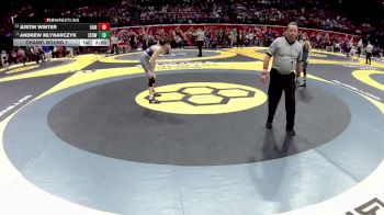 D1-106 lbs Champ. Round 1 - Andrew Mlynarczyk, St. Edward vs Justin Winter, Fairmont