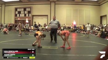 100 lbs Cons. Semi - Alia Goncalves, Team Rhode Island vs Alexis Smith, Dover Bandits