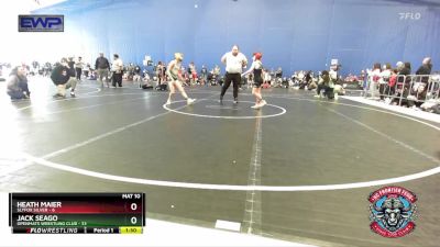 76 lbs Round 3 (4 Team) - Jack Seago, OpenMats Wrestling Club vs Heath Maier, Slyfox Silver