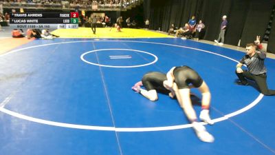 5A 165 lbs Quarterfinal - Travis Ahrens, Frisco Panther Creek vs Lucas White, Lubbock