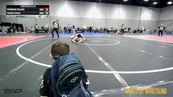 102 lbs Rr Rnd 3 - Thomas Black, Untouchables 12u PURPLE vs Titus Pitch, Washington 12U