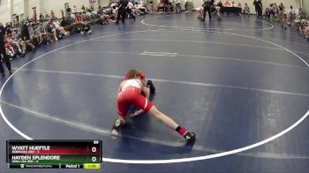 80 lbs Quarterfinals (8 Team) - Wyatt Hueftle, Nebraska Red vs Hayden Splendore, Iowa USA Red