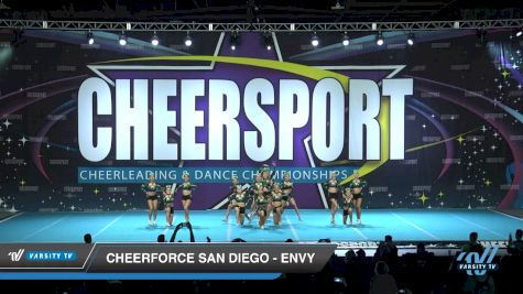 CheerForce San Diego - Envy [2019 Senior Small 4.2 Day 1] 2019 CHEERSPORT Nationals