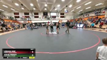 94-103 lbs 3rd Place Match - Joriana Hine, Powell Middle School vs Stevie French, Cody Middle School