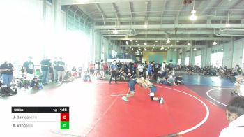 120 lbs Round Of 16 - Jere Baines, Methods WC vs Aden Vang, Mira Mesa HS Wrestling