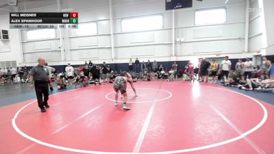 153 lbs Quarterfinal - Will Meisner, New Albany - HS vs Alex Spainhour, Mount Airy - HS