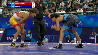60 kg Qualif. - Santiago Chrisjohn, Argentina vs Andrew Jason Gomez, Puerto Rico