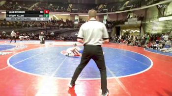 132-1A 5th Place Match - TYSON ALLEN, Commerce Hs vs Lane Broome, Trion
