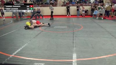 145_B lbs Quarterfinal - Gabriel Paraniuk, Central Valley vs Trent Jackson, Kiski Area