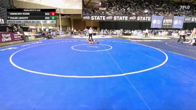 Girls 3A 145 lbs Cons. Round 2 - Gninlwo Kone, Decatur (Girls) vs Tulee Leavitt, Shadle Park (Girls)