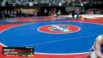 3A-138 lbs Cons. Semi - Logan Johnson, Bremen vs Micaiah Lacy, Columbus