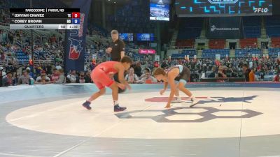 120 lbs Quarters - Izayiah Chavez, TX vs Corey Brown, MD