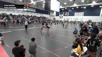 110 lbs Cons. Round 1 - Olivia Attanasio, Pounders Wrestling Club vs Alexis Magana, Chino Wrestling