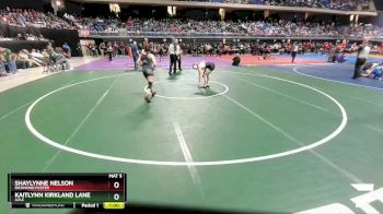 5A 120 lbs Cons. Round 1 - Shaylynne Nelson, Richmond Foster vs Kaitlynn Kirkland Lane, Azle