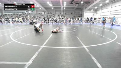 56 lbs Rr Rnd 3 - Kyle LaRocca, Mat Warriors PWC vs Bennett Giffin, Midwest RTC