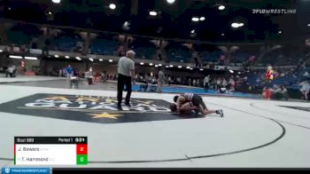 132 lbs Cons. Round 2 - Tommy Hammond, Crystal Lake Central vs Jason Bowers, Dakota